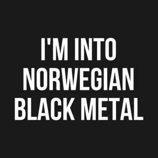 funny black metal T-Shirt