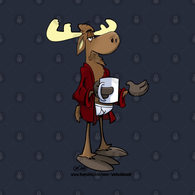 Wicked Decent Bruce the Moose by wickeddecent