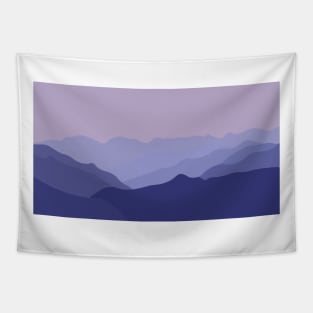 Purple mountains Tapestry