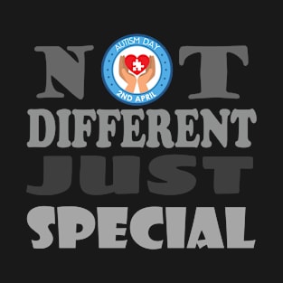 Autism Day - Not Different Just Special T-Shirt