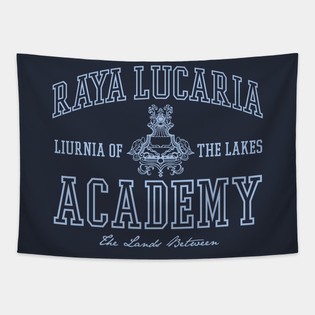 Raya Lucaria Academy Tapestry by MindsparkCreative