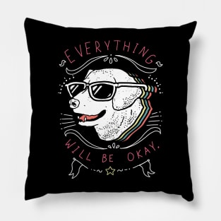 Dog face everything Pillow