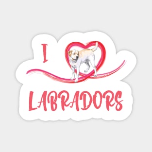 I love Labradors ! Especially for Labrador Retriever owners! Magnet