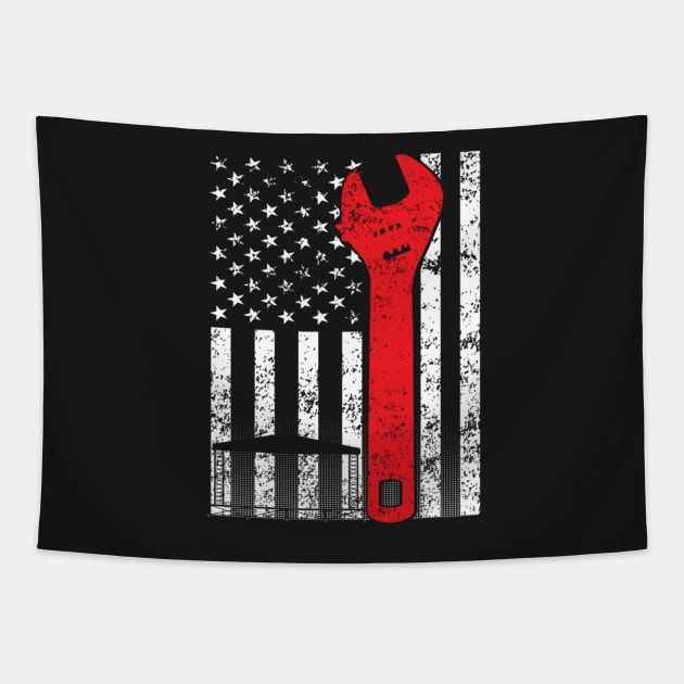 American Stagehand Tapestry by RelevantArt