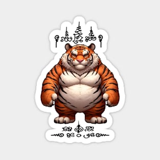 Thai Tattoo Parody "Sak Yant Tiger" Magnet