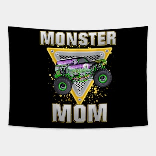 Monster Truck Mom Monster Truck Are My Jam Truck Lovers Tapestry