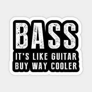 Bass Guitar Player Magnet