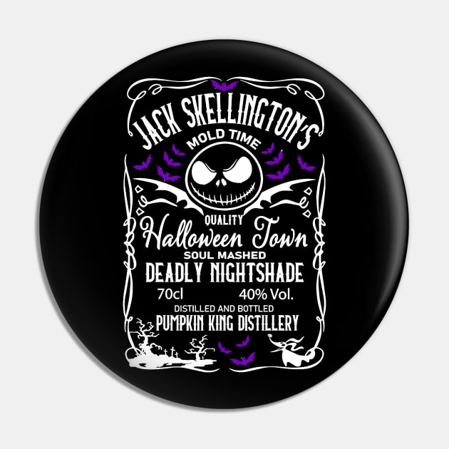 Jack Skellington Distillery Pin by HilariousDelusions