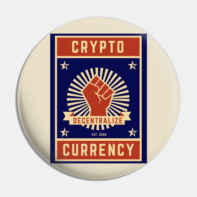 Decentralize yo' funds! Pin by CryptoStitch