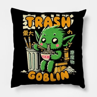 Kawaii Goblin - Creepy Cute Trash Goth Noodles Pillow