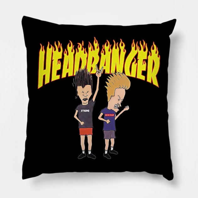 Headbanger Pillow by Parody Merch