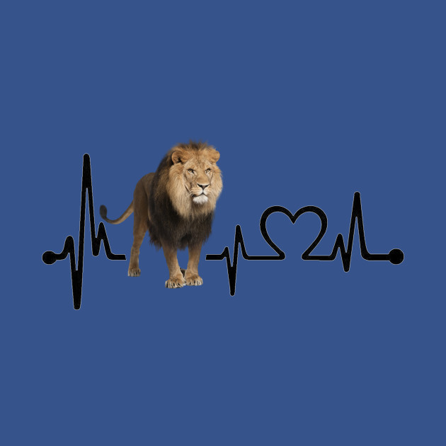 Discover Lions Heartbeat Art Gift Tshirt Fridays For Future T-Shirt - Lion Fridays For Future - T-Shirt