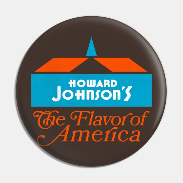 Howard Johnson's Flavor of America Pin by carcinojen