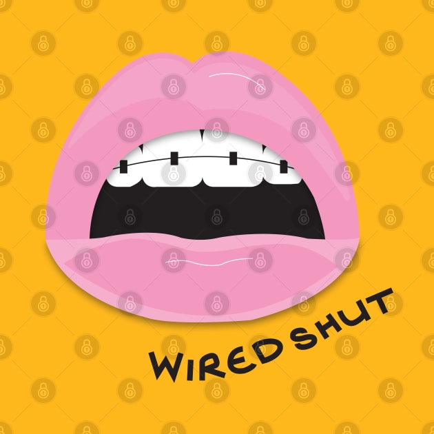 Wired Shut Logo Black Font by wiredshutpodcast