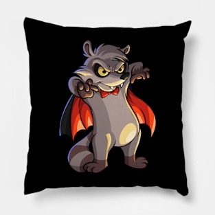 Monster Animals - Vampire Raccoon Pillow