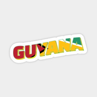 Guyana Vintage style retro souvenir Magnet