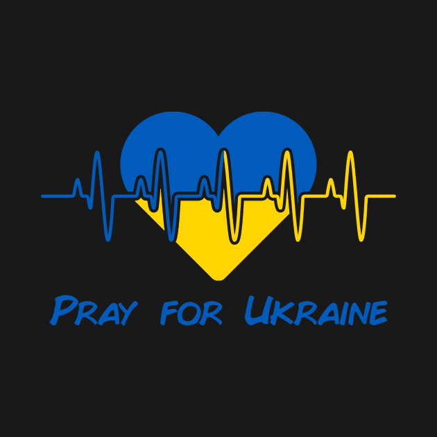 Pray for Ukraine by LMW Art