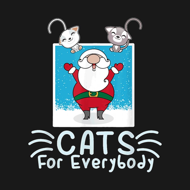 Cat Lover Christmas Mom Cat Dad Cats For Everyday Santa Xmas by Activate