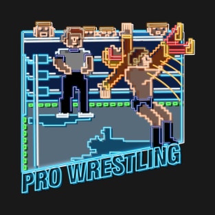 pro wrestling neon color T-Shirt