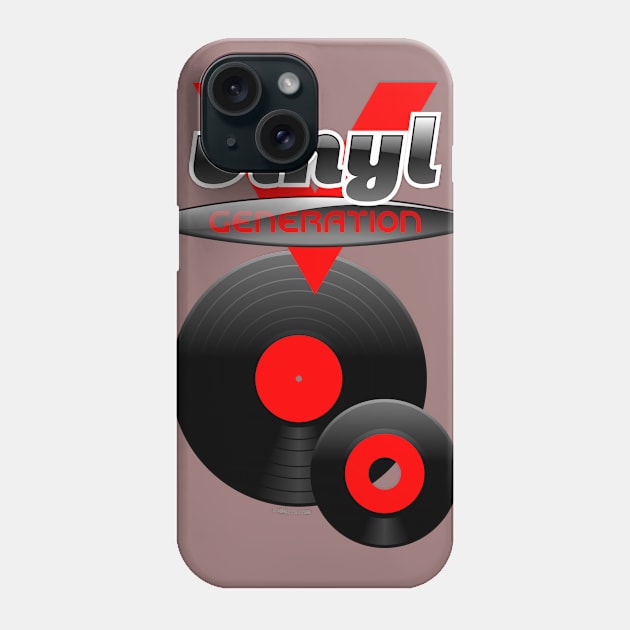 Vinyl Generation Phone Case by tuditees