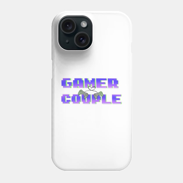 Gamer Couple - Blue/Green Phone Case by The Nerd Couple