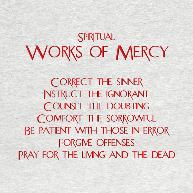the spiritual works of mercy spiritual works of mercy kids spiritual works of mercy for kids