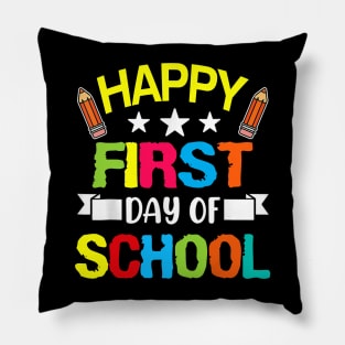 Happy First Day Of School Teacher Back To School Student Pillow