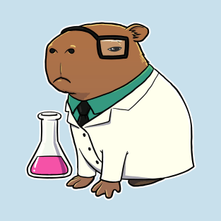 Capybara Scientist Costume T-Shirt