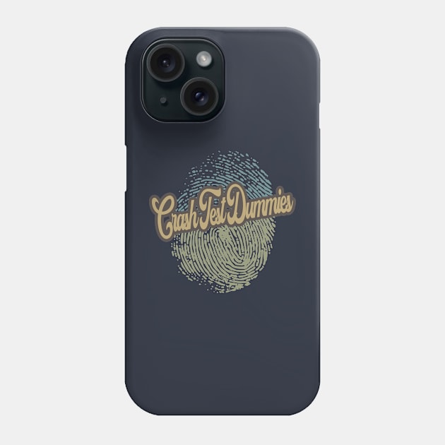 Crash Test Dummies Fingerprint Phone Case by anotherquicksand