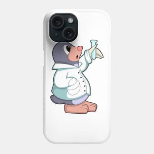 Mole as Scientist with Test tube Phone Case