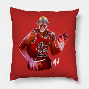 The Jumpman Who Laughs Pillow