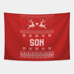 Son - Ugly Christmas Sweaters T-Shirt Tapestry