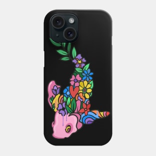 Floral Fish Version 2 Phone Case