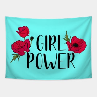 Girl Power Inspiration Positive Girly Quote Artwork Tapestry