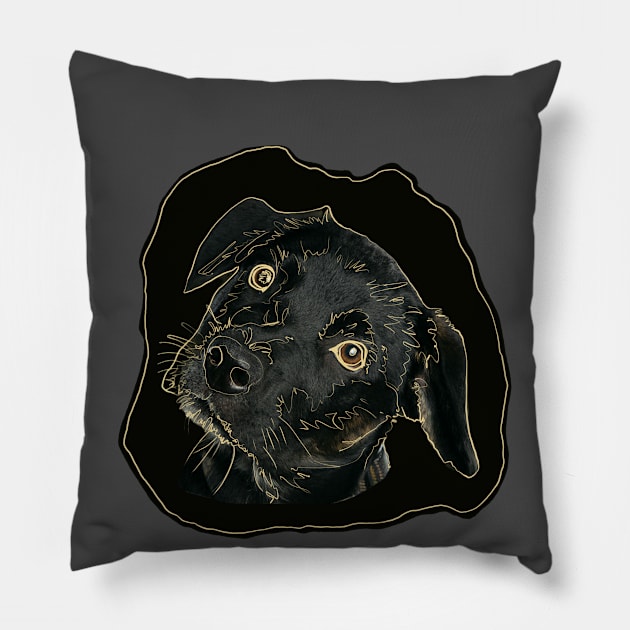 My pet dog Pillow by Artprintzilla