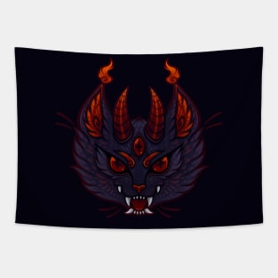 Demon Cat Tapestry