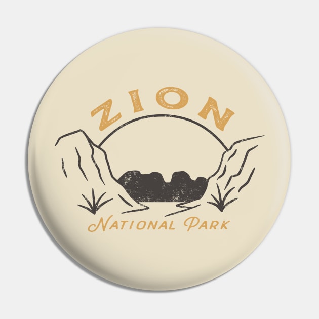 Zion National Park Pin by SommersethArt