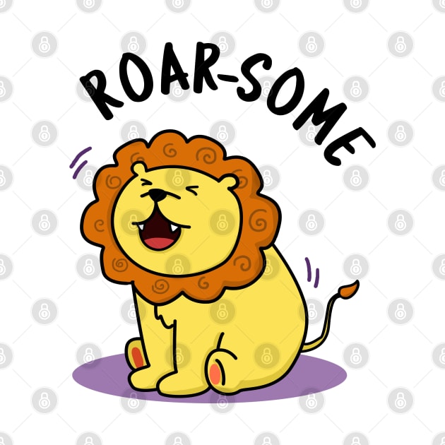 Roar-some Cute Lion Pun by punnybone
