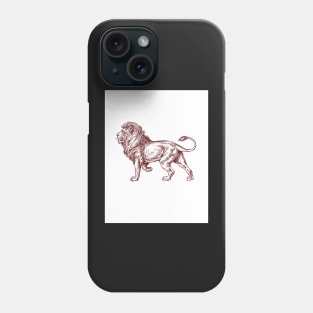 lion mask Phone Case