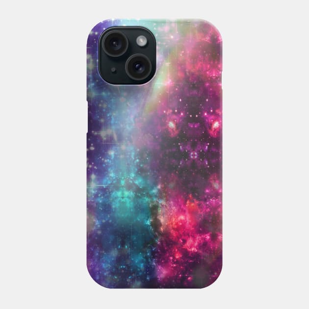 Rainbow Space Texture Phone Case by saradaboru