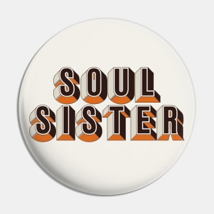 Soul Sister Pin