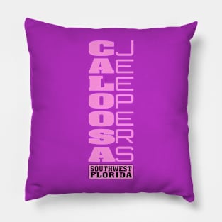 Pink Vertical Logo Pillow