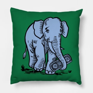 music for elephants Pillow