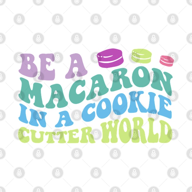 Macaron Retro Groovy Design by Violet Ray Design