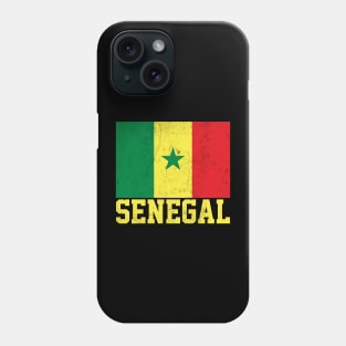 Senegal // Vintage-Style Flag Design Phone Case