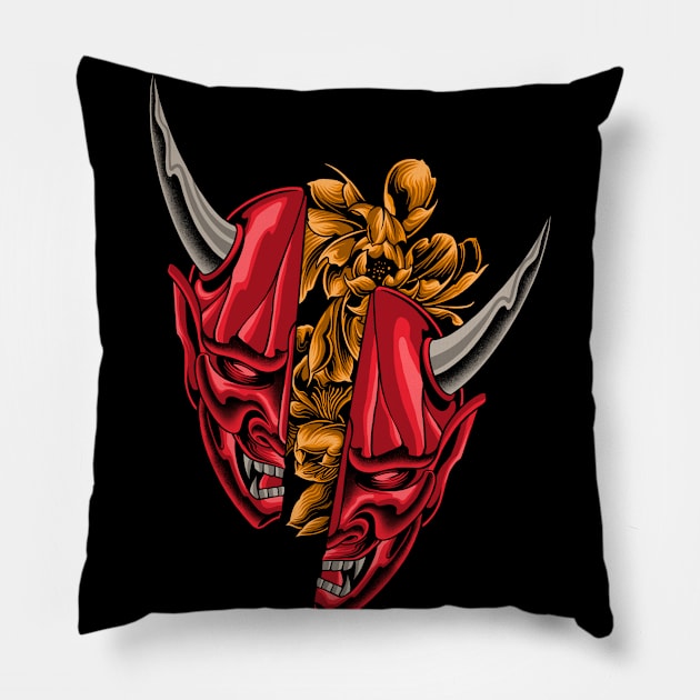 hanya mask Pillow by terror machine std