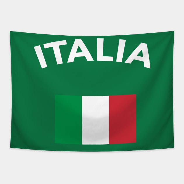 Italia Italy Flag Tapestry by vladocar