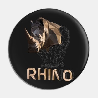 Rhinoceros Pin