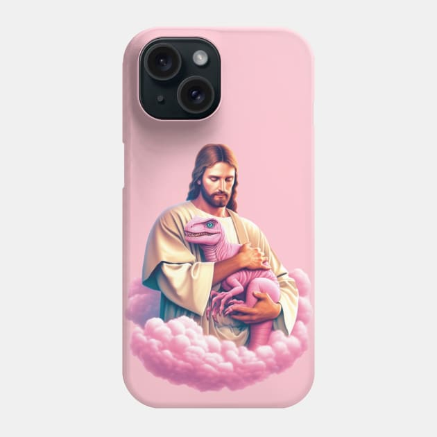 Raptor Jesus Phone Case by liminalcandy