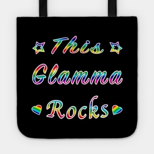 This Glamma Rocks Matriarch Hottie Funny Gift. Tote